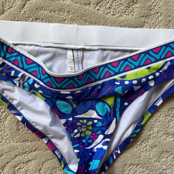 Trina Turk 3 Piece Set - Bikini Size 12 with Matching Pants Size M - Picture 9 of 15